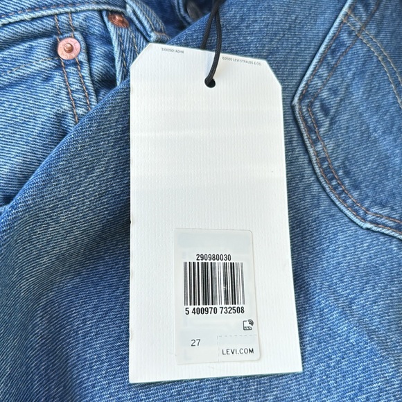 Levi’s 501® ‘93 Straight Crop Jeans On My Radio - Blue - Picture 8 of 16